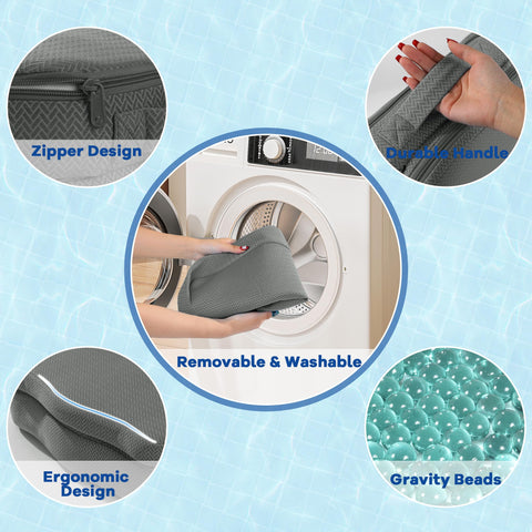 MABOZOO hot tub booster seat with 3D air mesh for quick drainage and drying