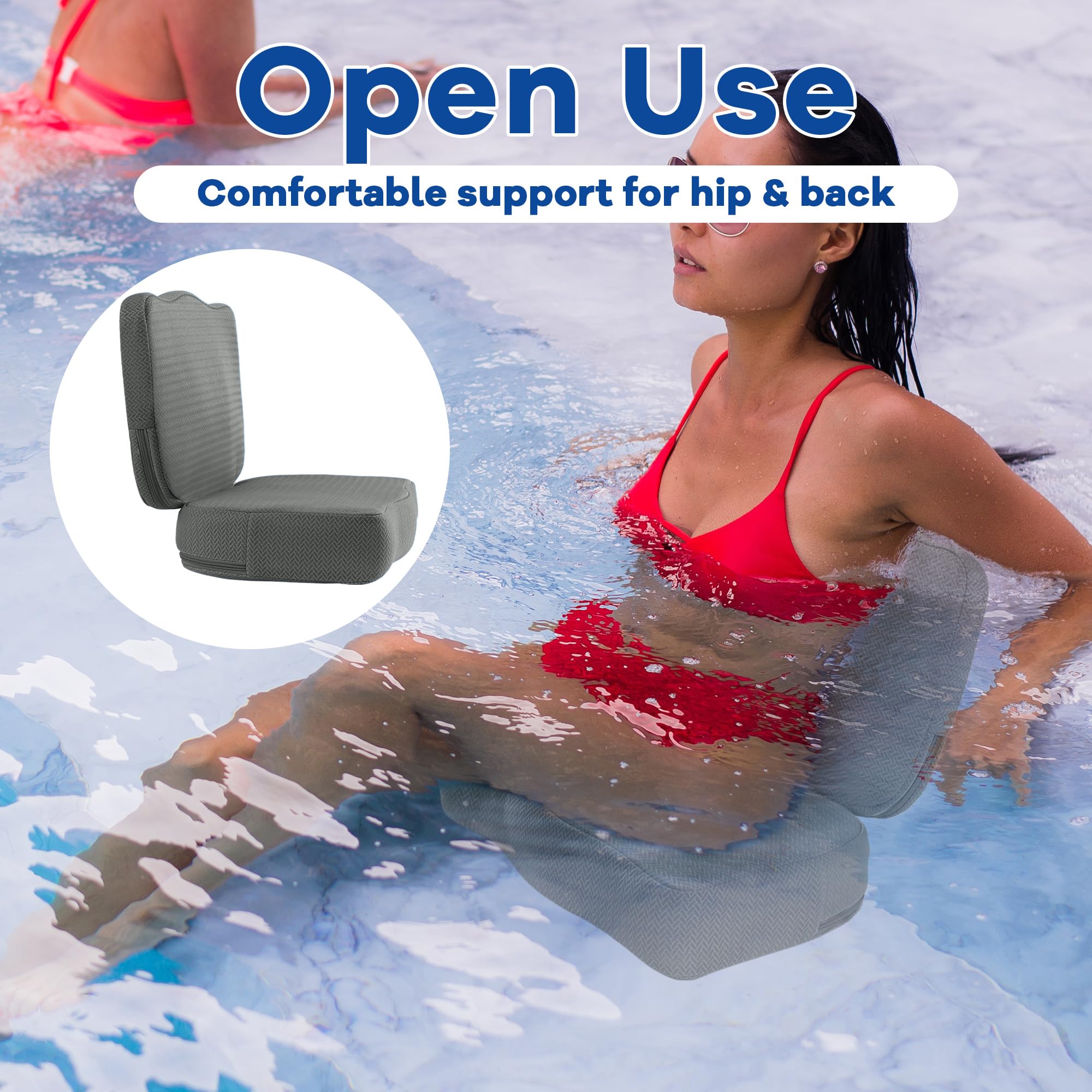 MABOZOO booster seat suitable for indoor and outdoor use in tubs and pools