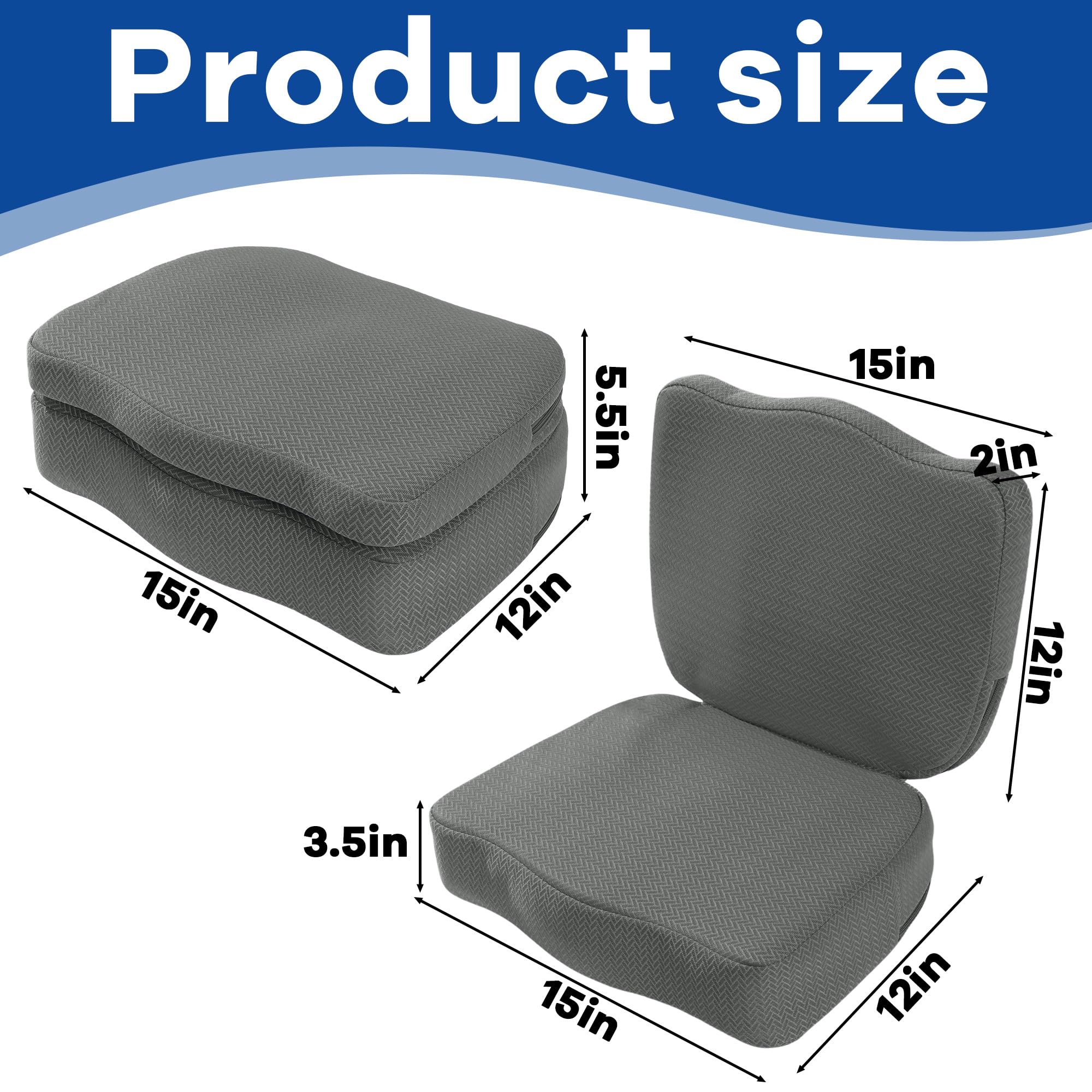 MABOZOO booster seat cover is machine washable for easy cleanup
