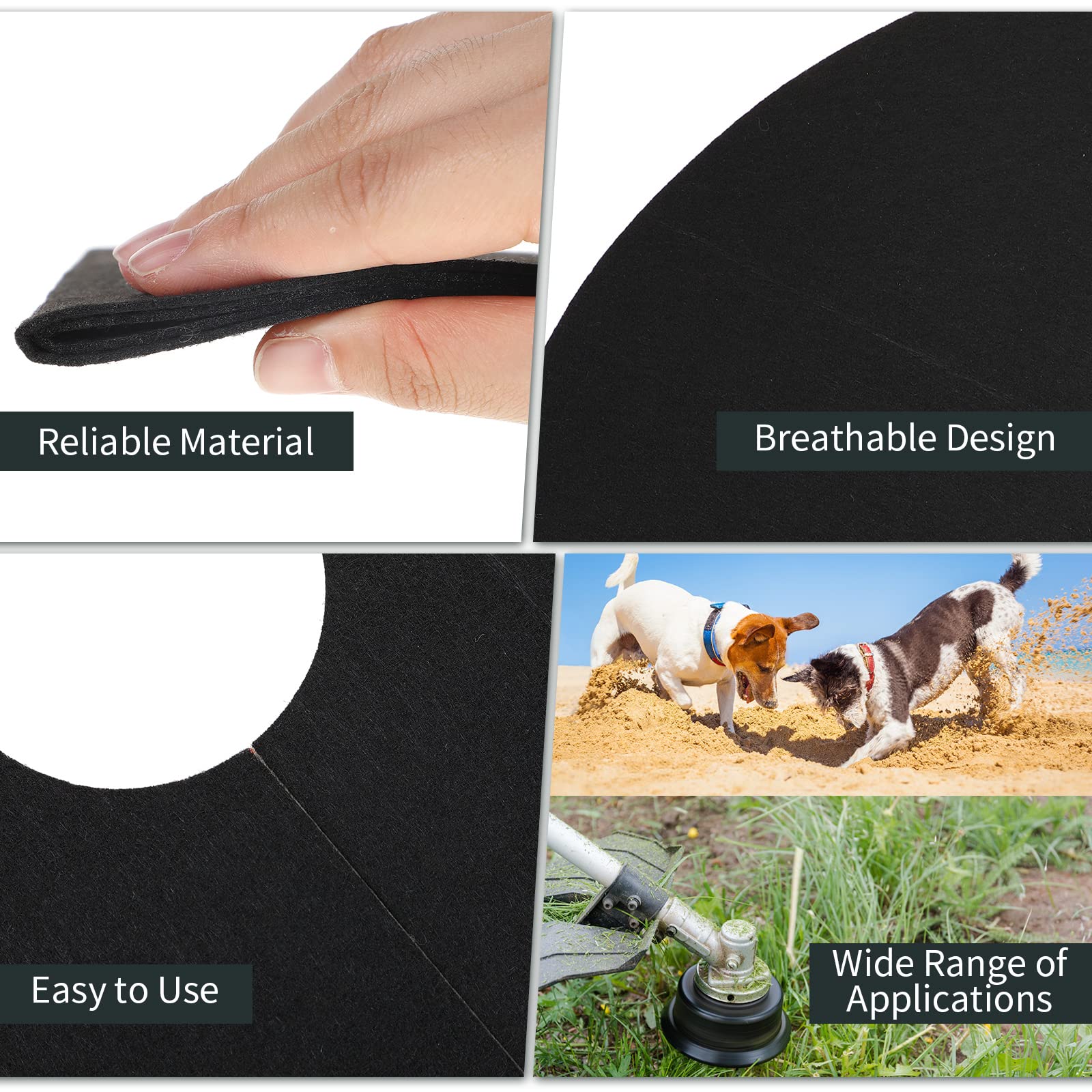 Macarrie non-woven mulch ring offers lightweight, durable tree protection.