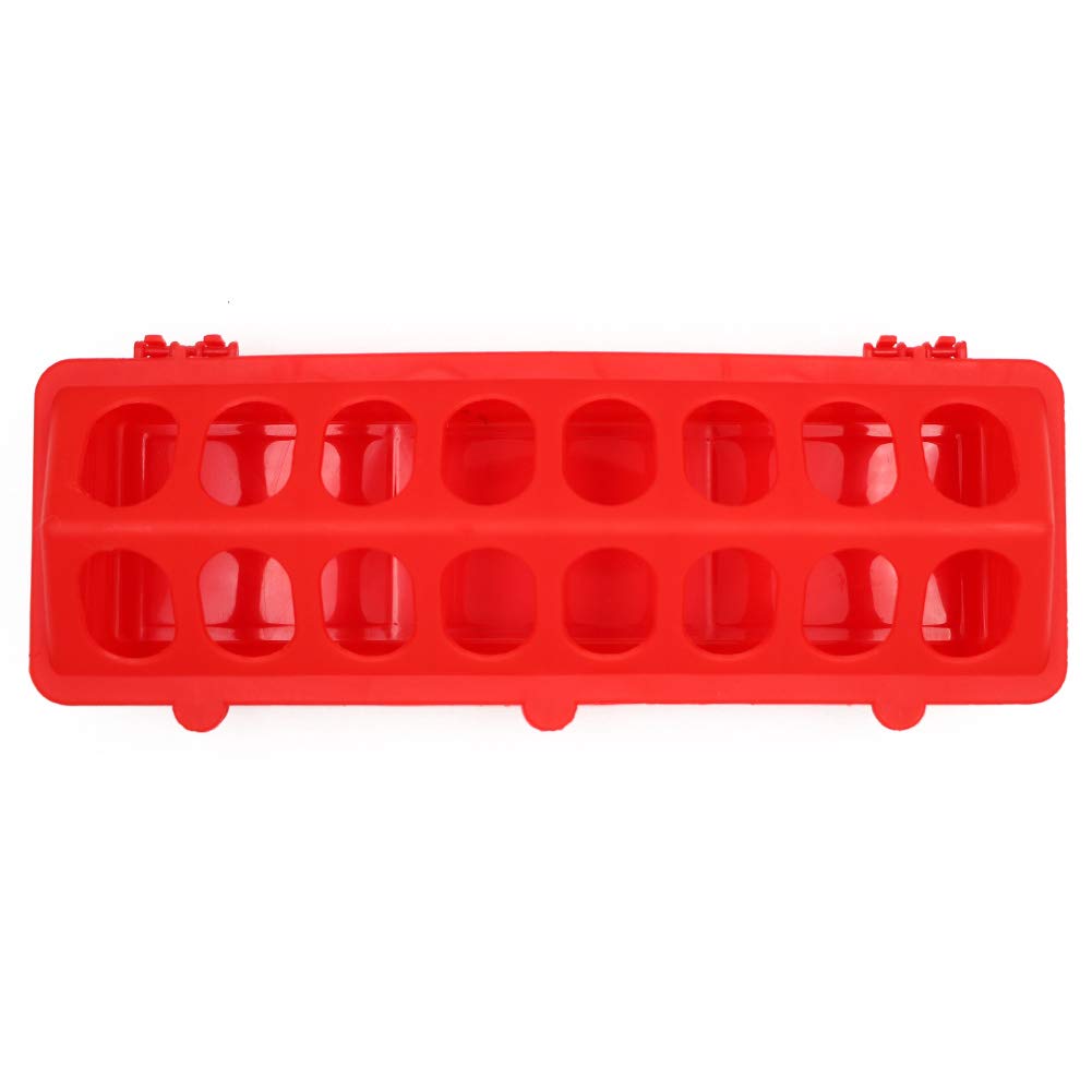 MACGOAL Waste-free chick feeder minimizes mess and kick-out