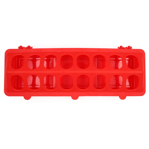 MACGOAL Waste-free chick feeder minimizes mess and kick-out