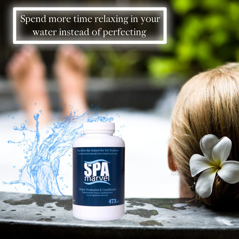 Macke Spa Marvel water care: supports balanced pH and softness.