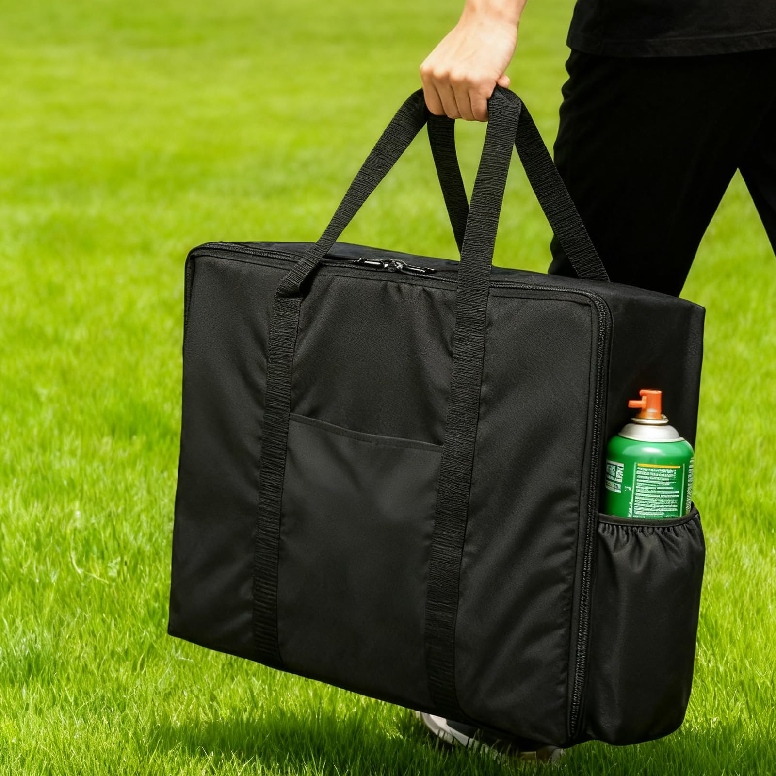 MACOVO bag has a durable handle for easy transport of your griddle.