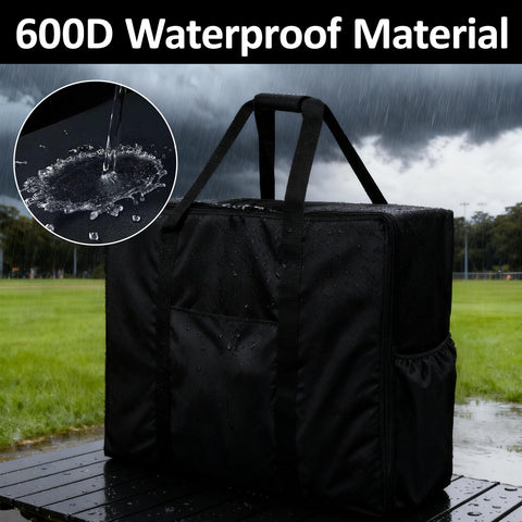 MACOVO griddle bag features a sturdy fabric and weatherproof protection.