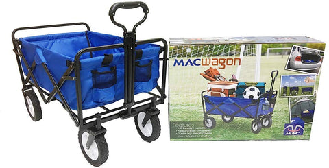 Mac Sports wagon with adjustable handle and cup holders for convenience