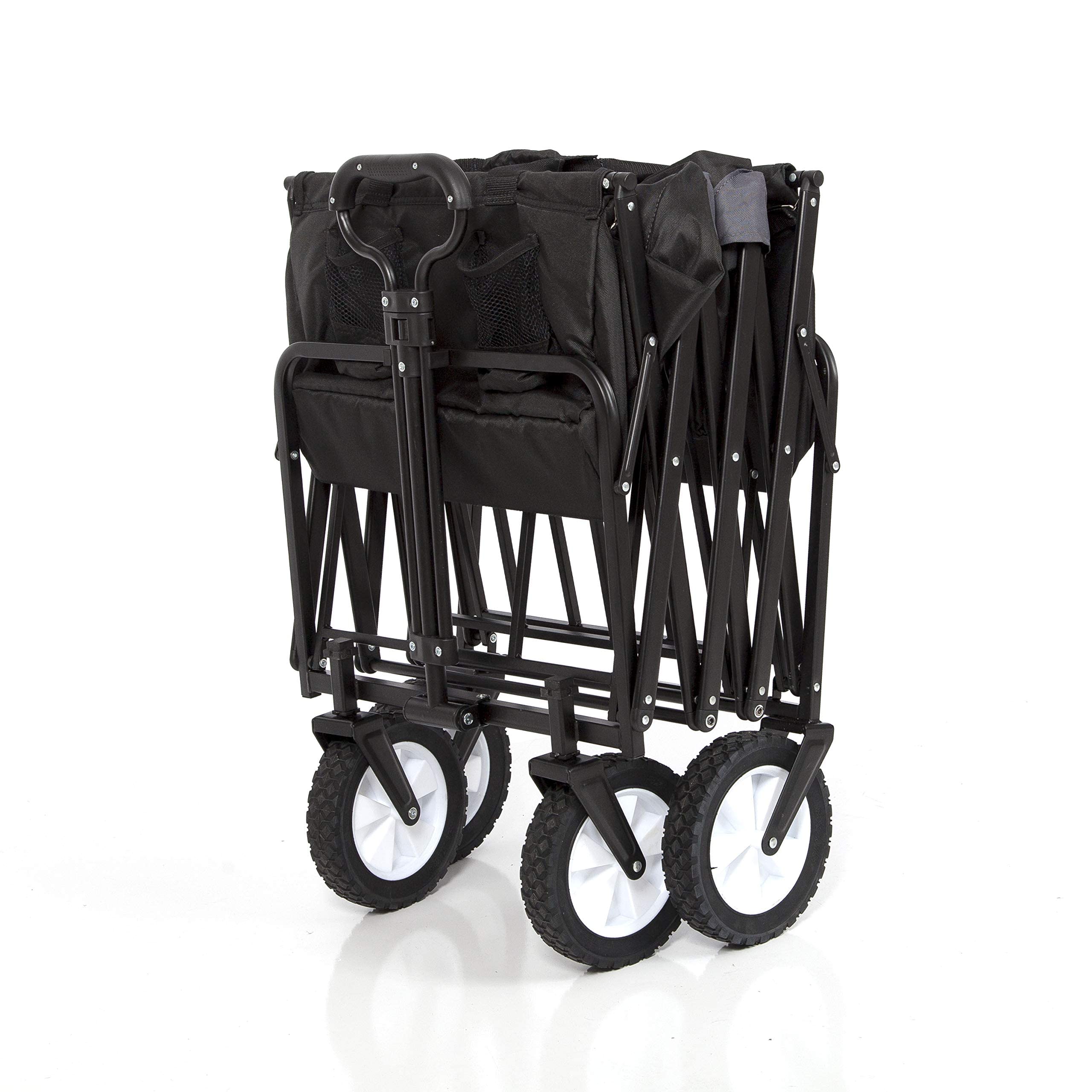 MacSports WTCX-100 large-capacity wagon ready for bulky gear on trips.