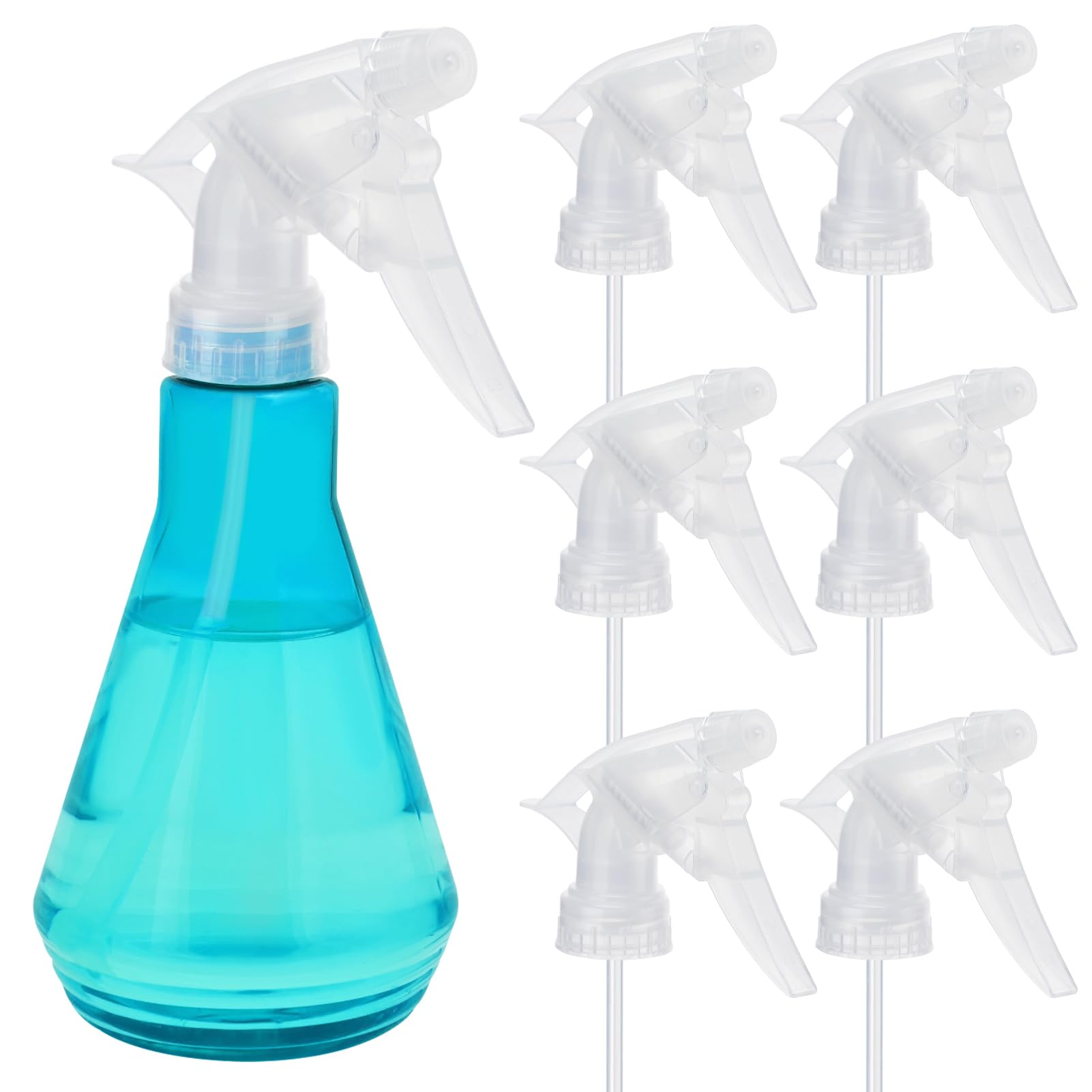 MADHOLLY clear spray nozzle set fits standard bottles for versatile refills.