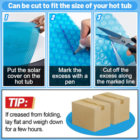 MADHOLLY heat retention cover keeps water warmer under sun exposure.