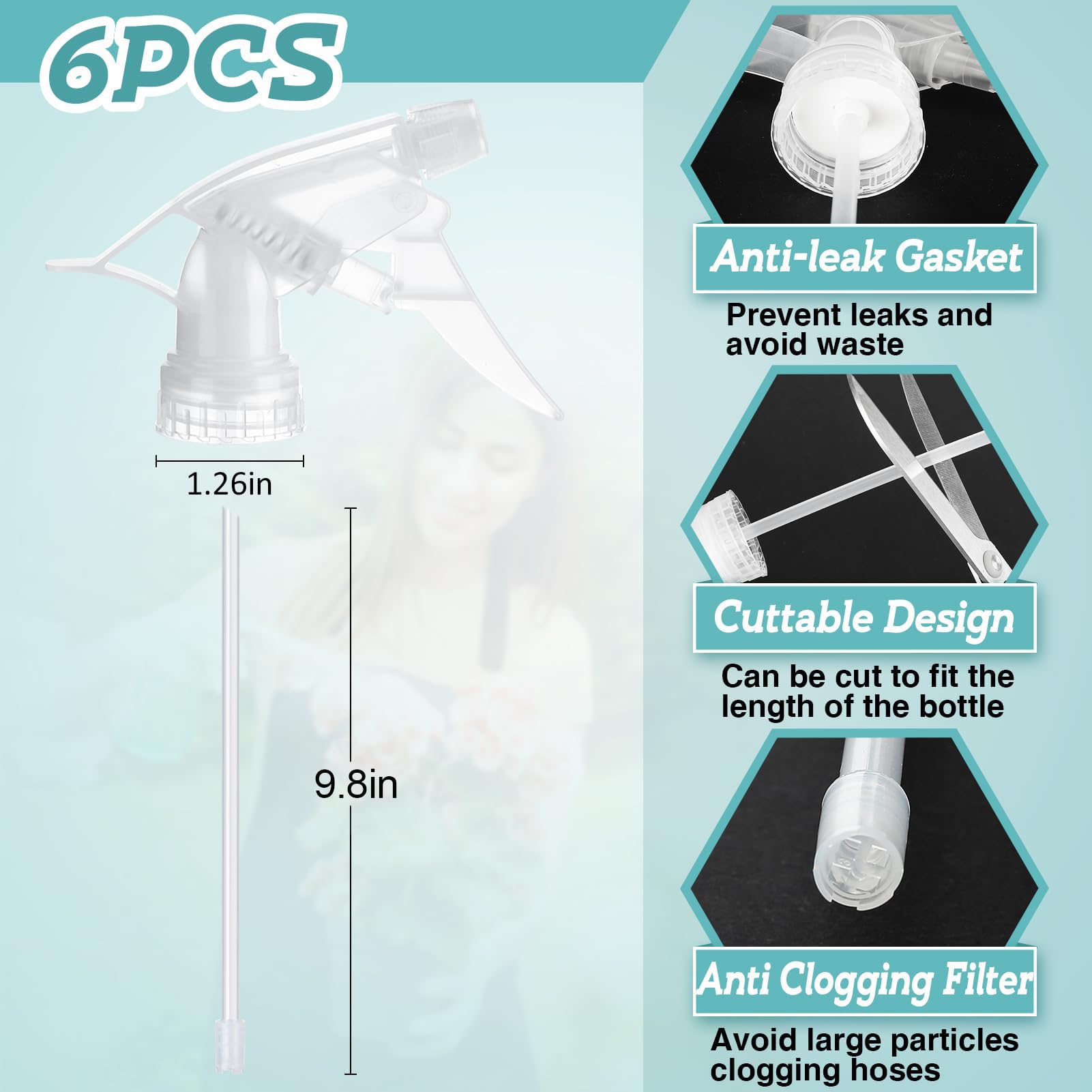 MADHOLLY multi-use nozzle ideal for plants, cleaning, and more.