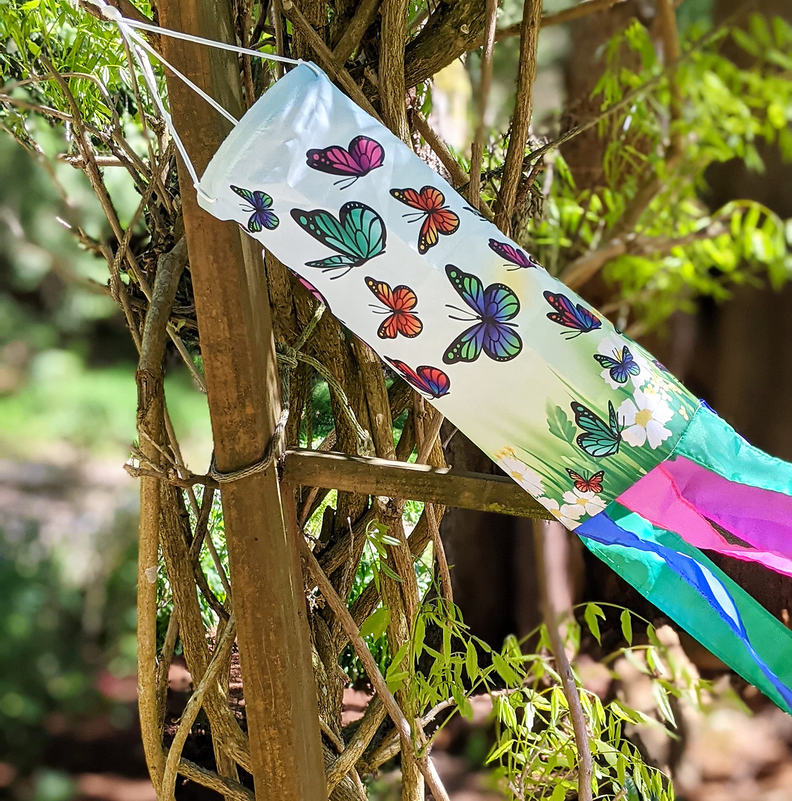 Madrona Brands 60-inch windsock hangs high for standout yard decor