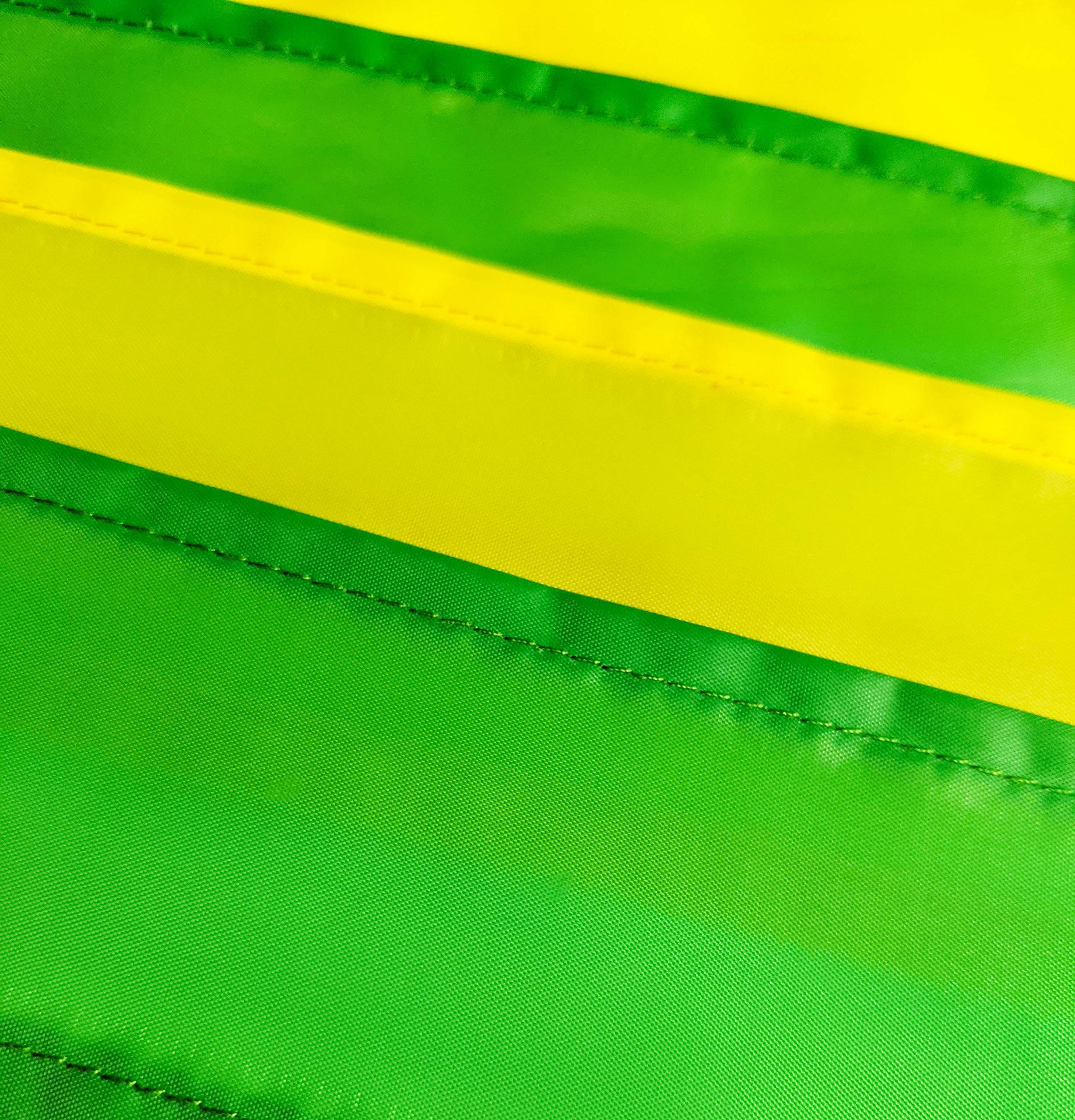 Madrona Brands Sunflower Windsock Hanging Setup quick to display on porch, deck, or fence.