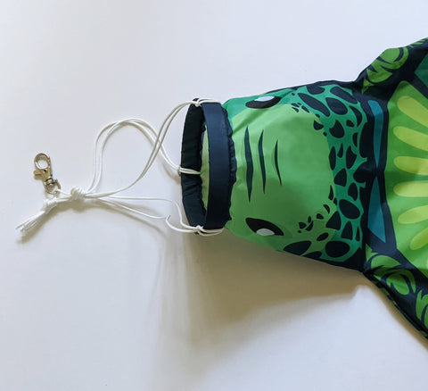 Madrona Brands turtle windsock outdoor patio decor for gardens and decks.