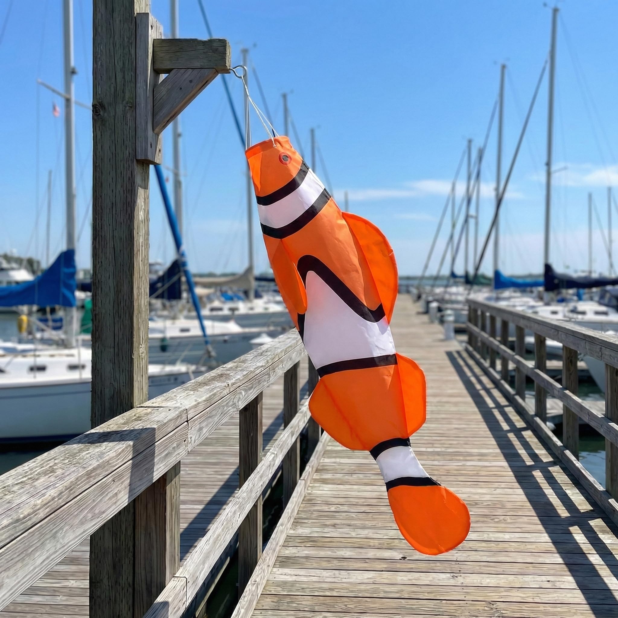 Madrona Brands weather resistant polyester windsock thrives in any season for yards