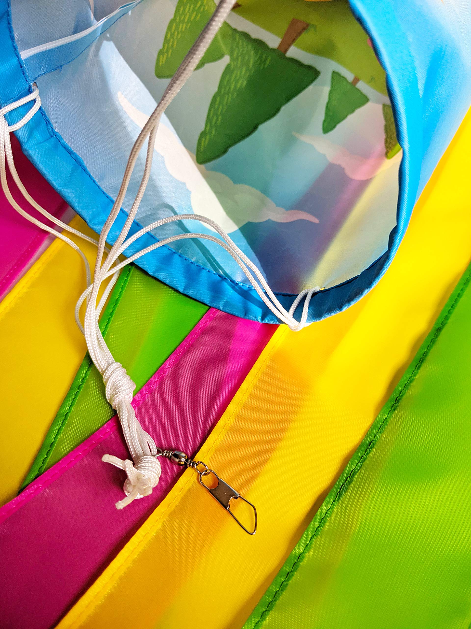 Madrona Brands weatherproof polyester windsock resists elements while keeping colors vibrant.