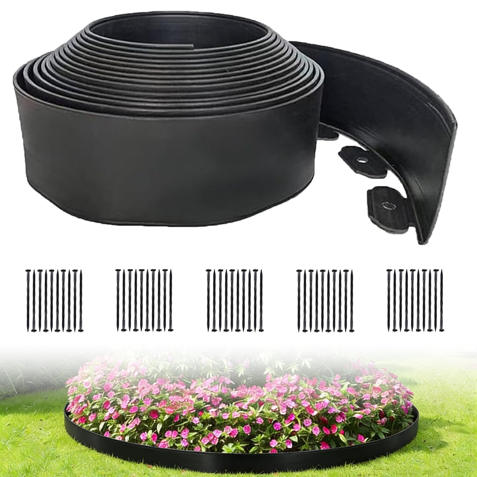 Maebeacae 33ft landscape edging pack shot for neat lawn borders