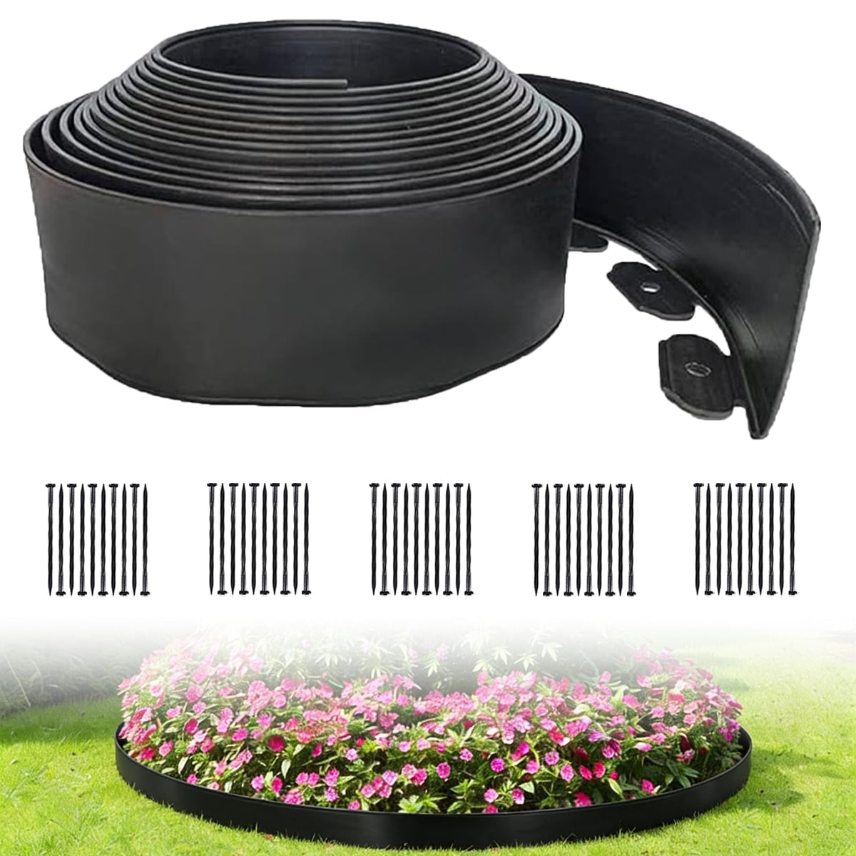 Maebeacae 33ft landscape edging pack shot for neat lawn borders