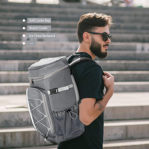 Maelstrom 35-Can Backpack Cooler ergonomic padded back design