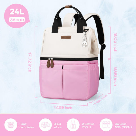Maelstrom cooler backpack ergonomic padded straps for comfortable carry.