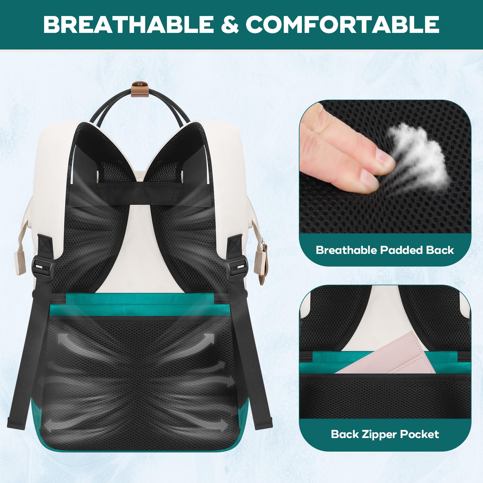 Maelstrom Cooler Backpack front and side pockets for easy organization