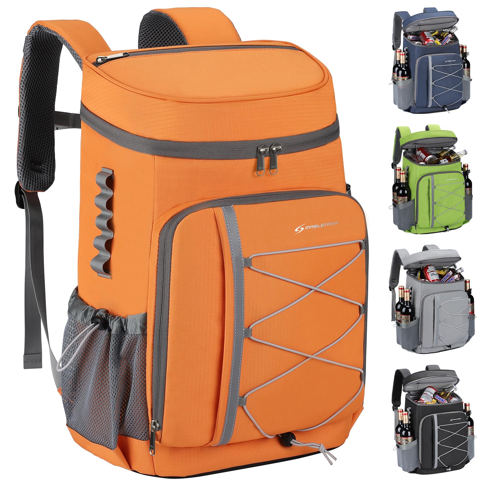 Maelstrom Cooler Backpack full view showing 50-can capacity for outings.