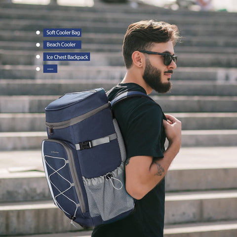 Maelstrom cooler backpack hidden back pocket for valuables