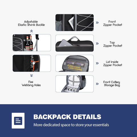 Maelstrom Cooler Backpack organized compartments for tidy gear