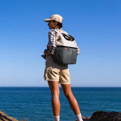 Maelstrom Cooler Backpack padded back panel adds comfort for all-day wear.