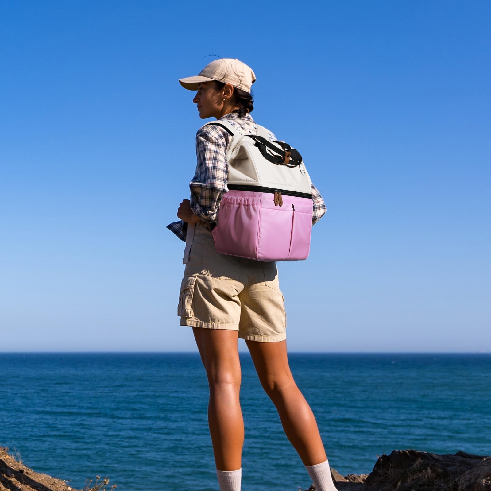 Maelstrom cooler backpack converts to tote or hands-free carry.