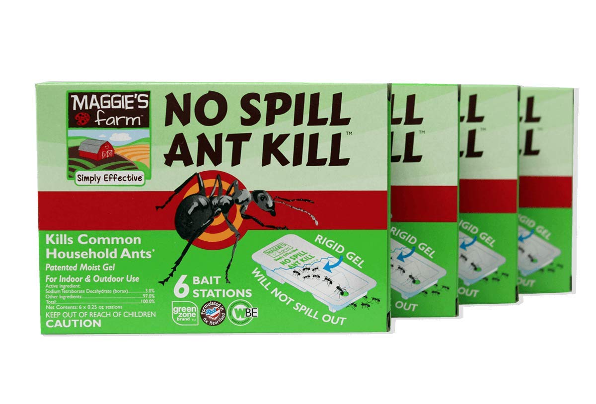 Maggie’s Farm No Spill Ant Kill bait stations bundle for mess-free ant control