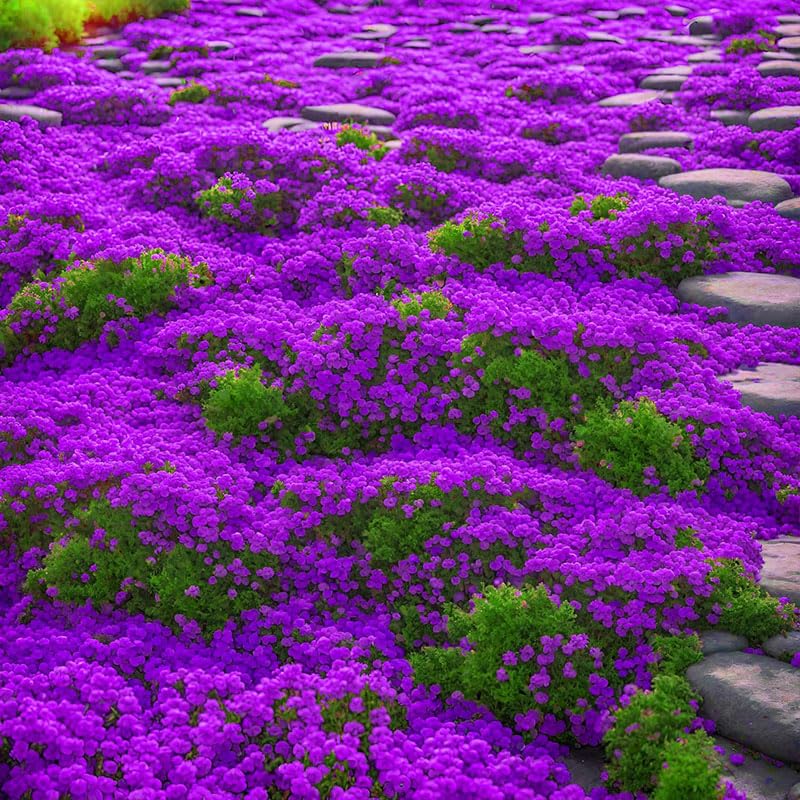 Magic Creeping Thyme Seeds provide low-water ground cover in sunshine.