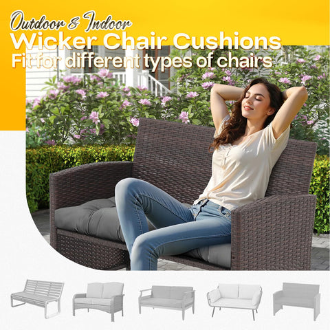 Magic Elephant 44 by 19 inch cushion fits most benches for stylish garden seating.