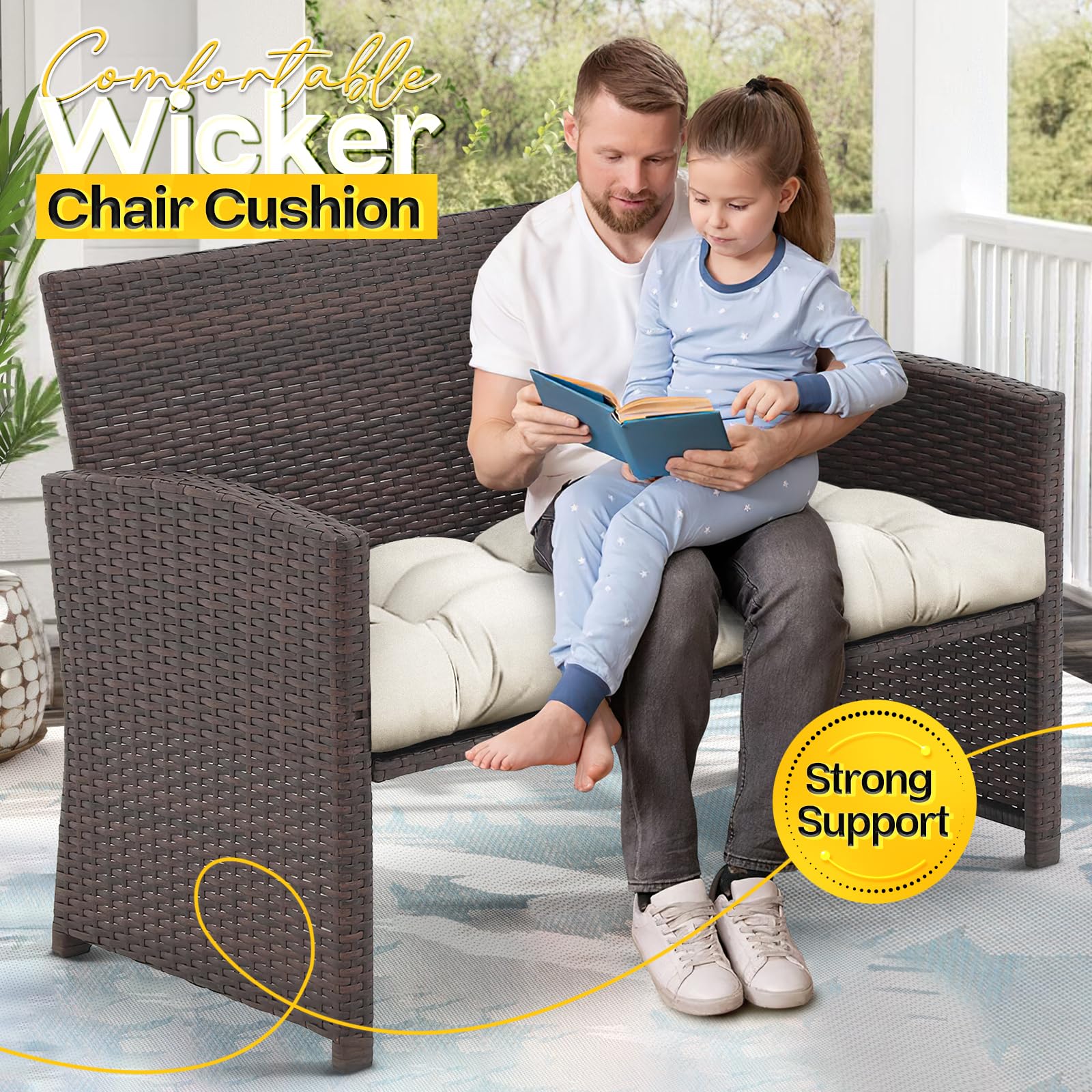 Cushion recovers its shape after unpacking within 48 hours
