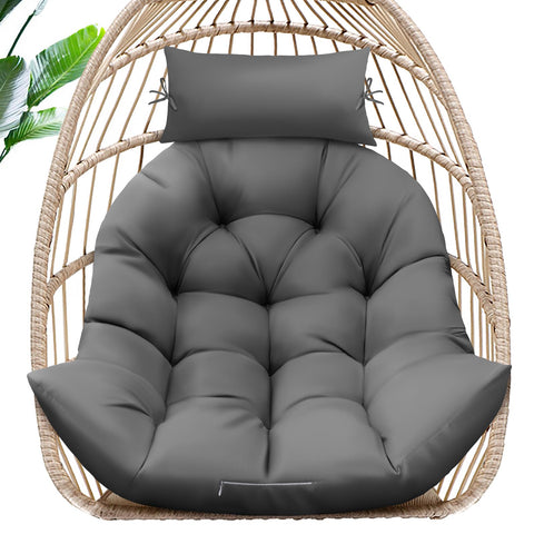 Magic Elephant egg chair memory foam cushion for plush all-season lounging.