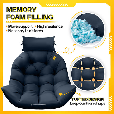 Magic Elephant memory foam cushion close up showing supportive loft