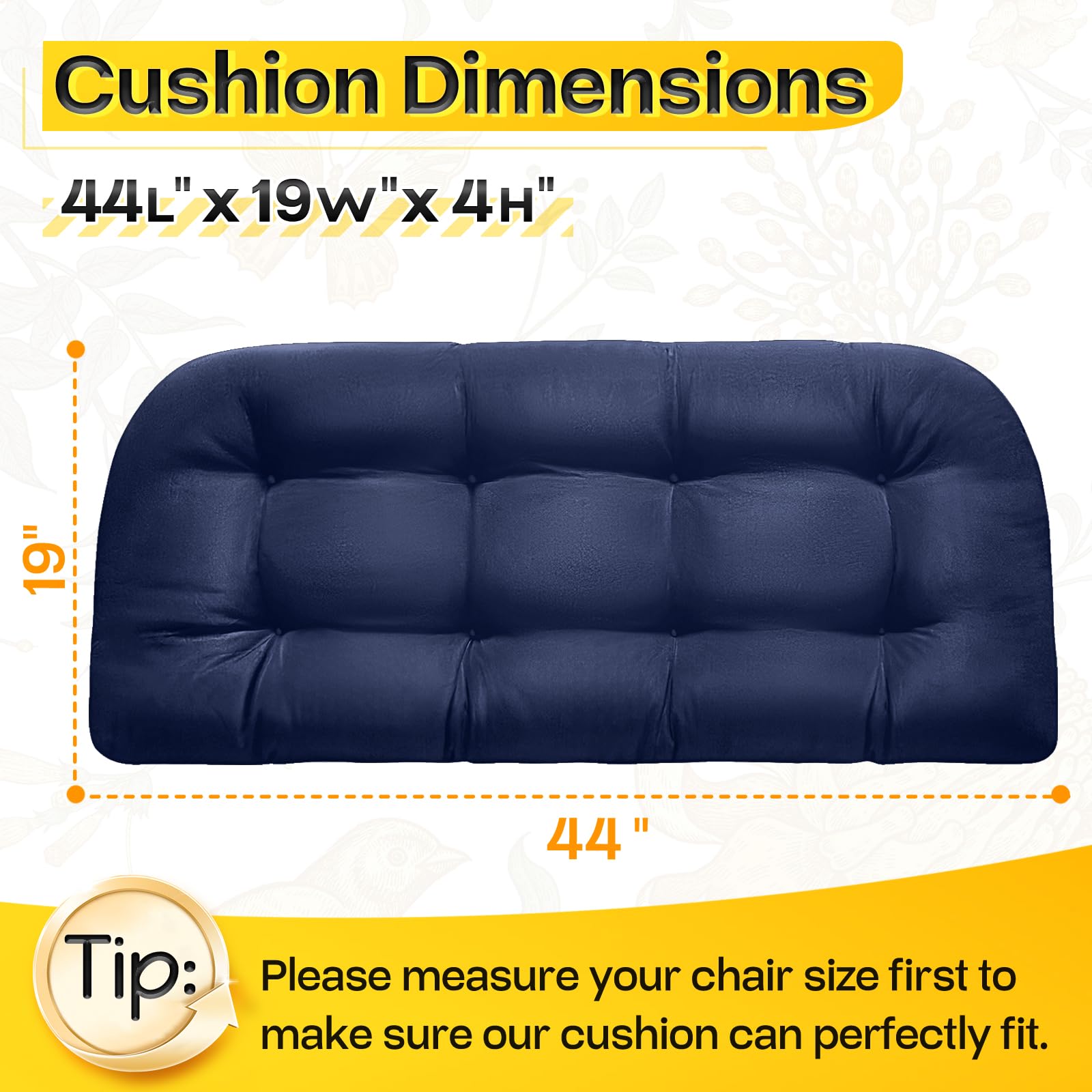 Magic Elephant memory foam cushion delivers lasting comfort and shape retention for lounge sessions.