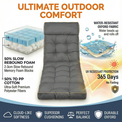 Magic Elephant durable oxford fabric cushion protects against light rain and spills