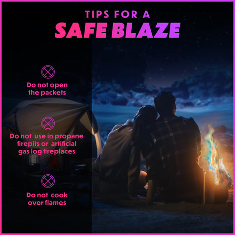 Magical Flames flame color packets spark family-friendly firelight moments.