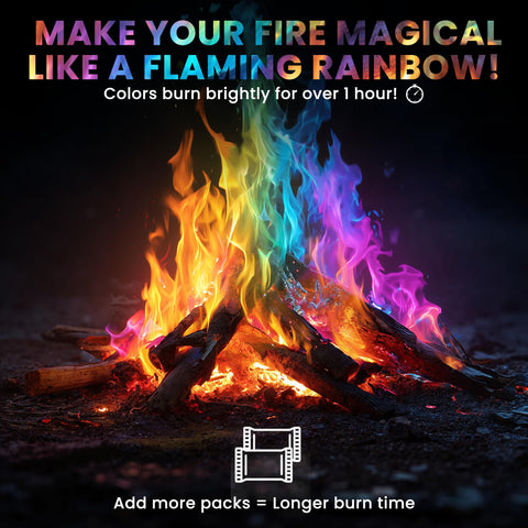 Magical Flames dancing flame colors close-up showcase vibrant flames.