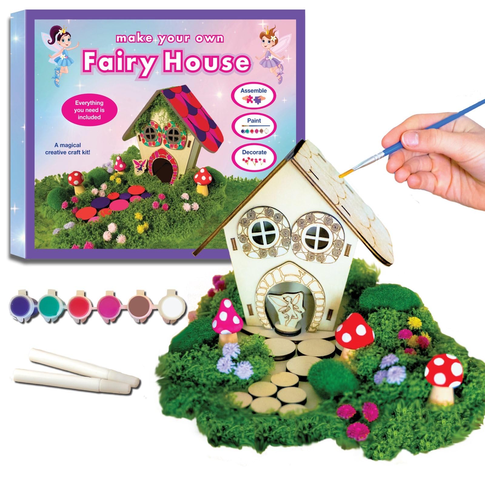 Magical Valley wooden fairy house base for imaginative indoor play.