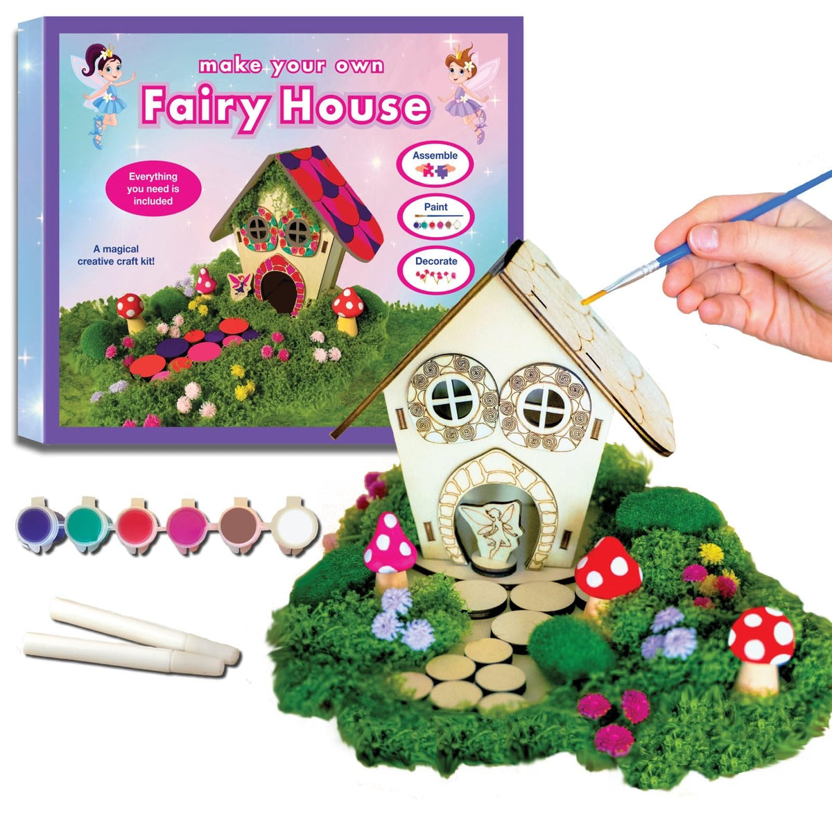 Magical Valley wooden fairy house base for imaginative indoor play.