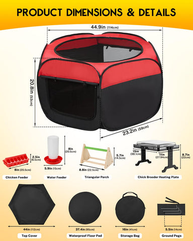 Magicfly waterproof floor pad keeps the brooder dry and clean