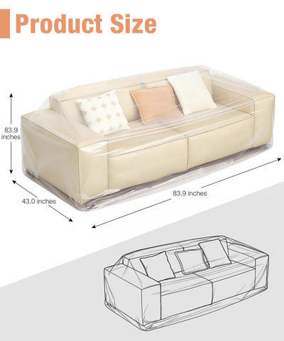 Magicheap moving storage bag cover protecting furniture during relocation.