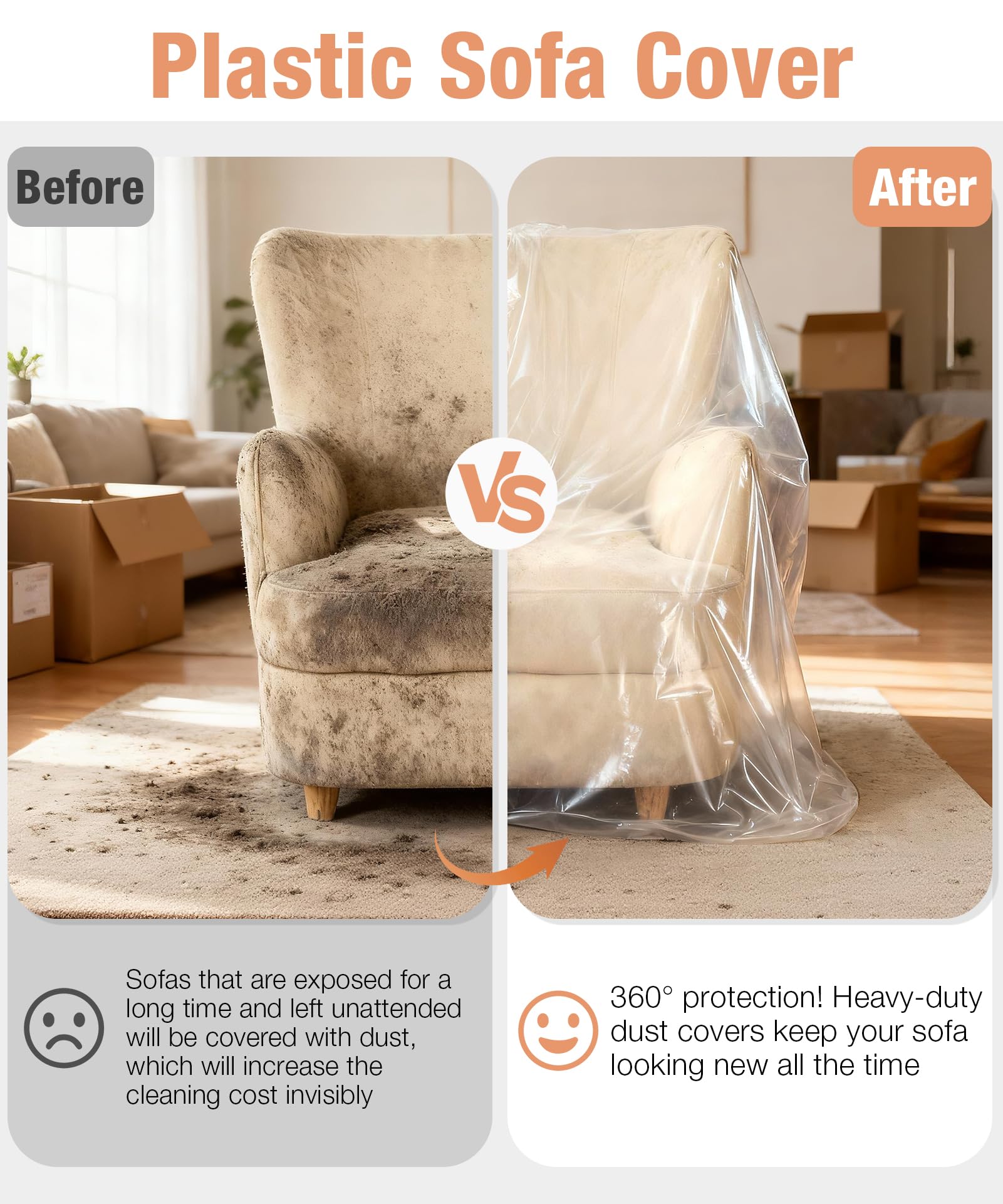 Magicheap waterproof furniture cover shielding indoor and outdoor furniture.
