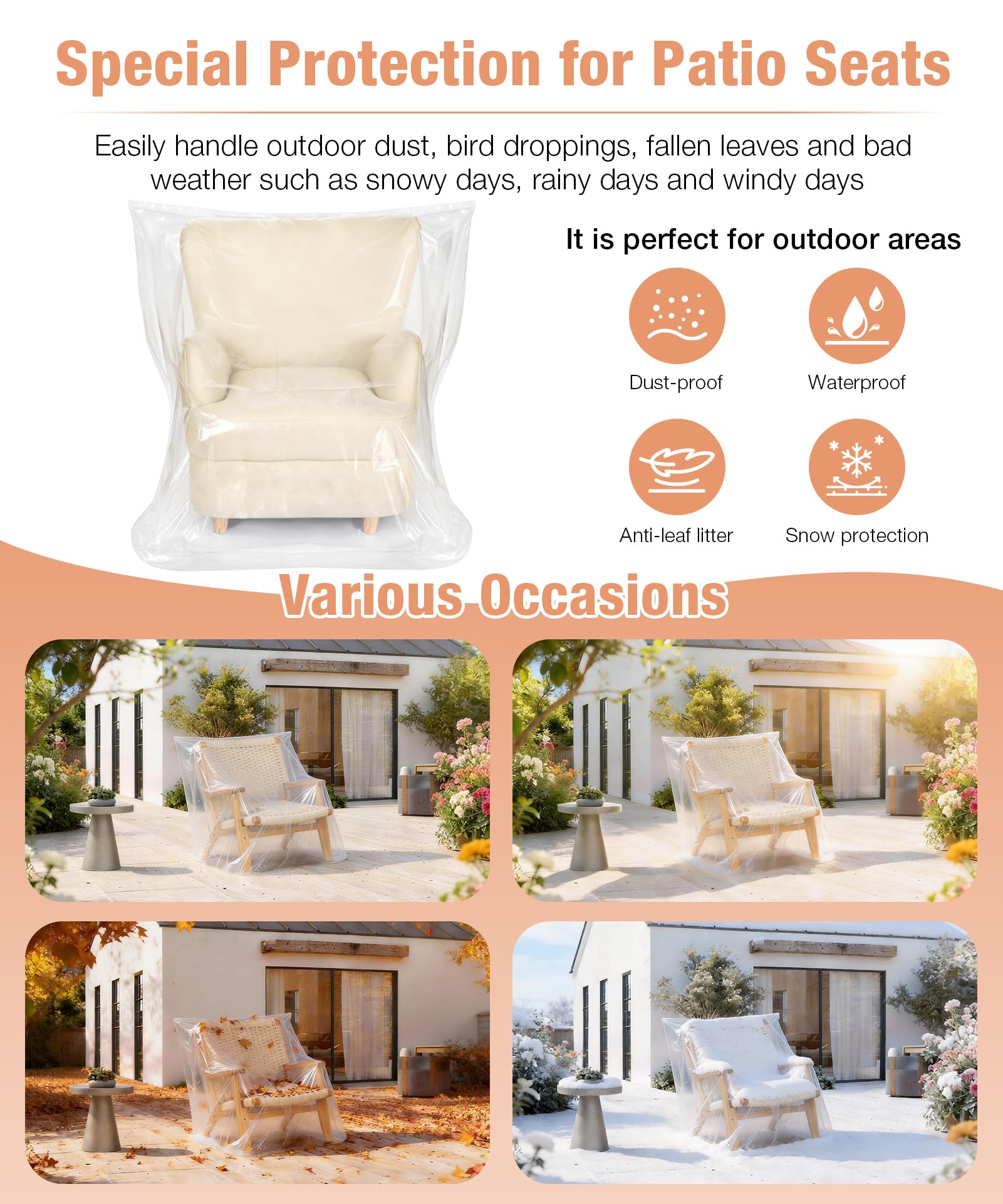 Magicheap foldable dust cover stores compactly when not in use.