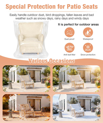 Magicheap foldable dust cover stores compactly when not in use.