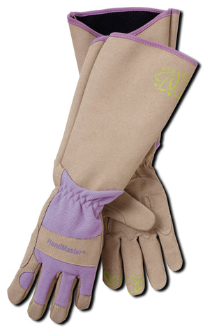 Magid rose pruning glove front view with thorn protection for safer pruning.