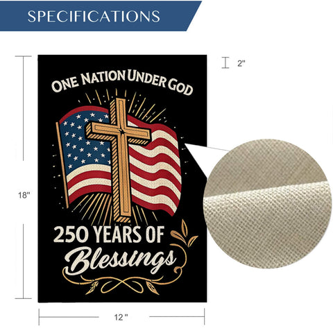 MAGJIUKE flag design 250 Years of Blessings signals durable outdoor decor.