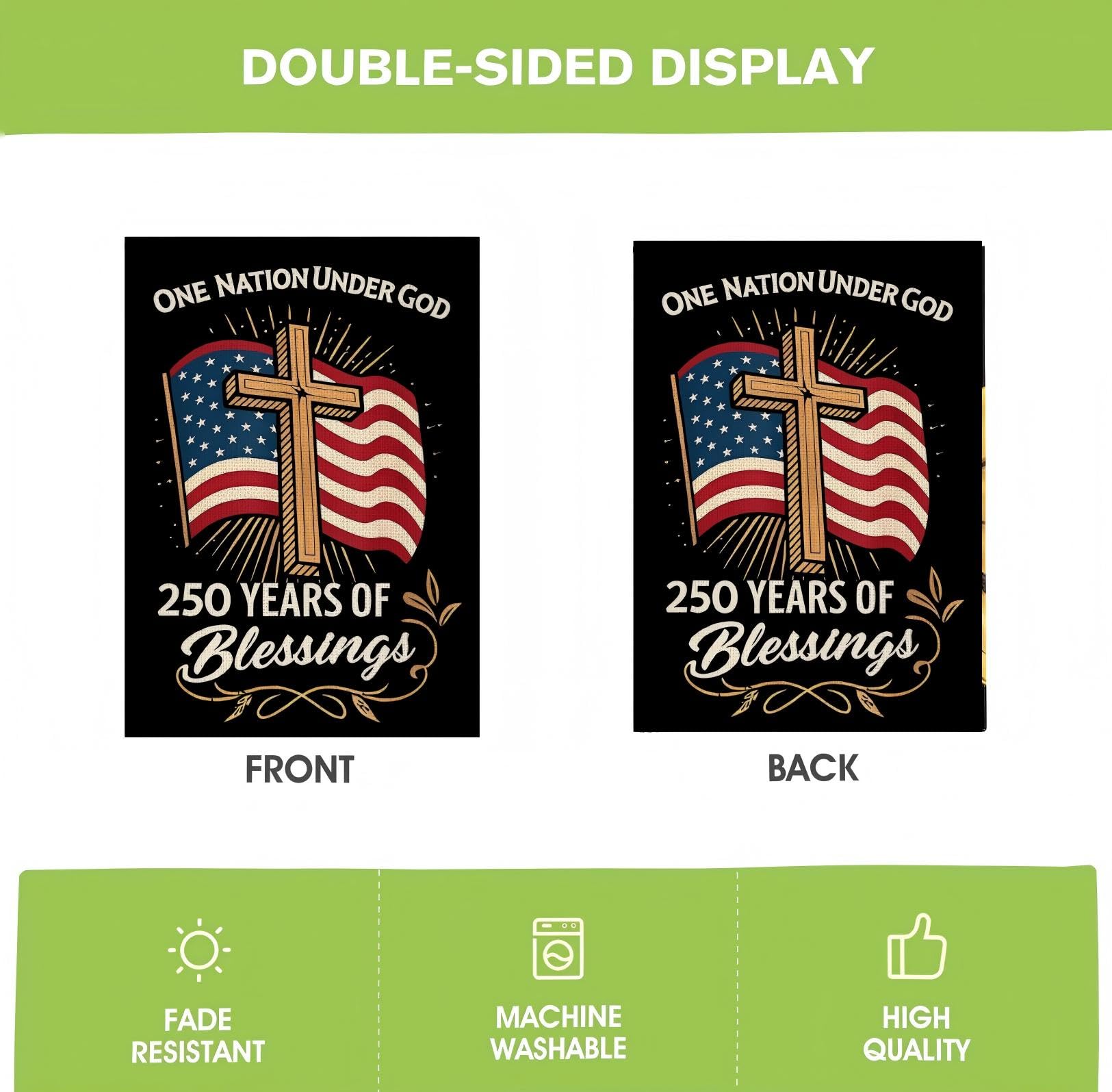 MAGJIUKE 28x40 inch flag sized for prominent garden decoration.