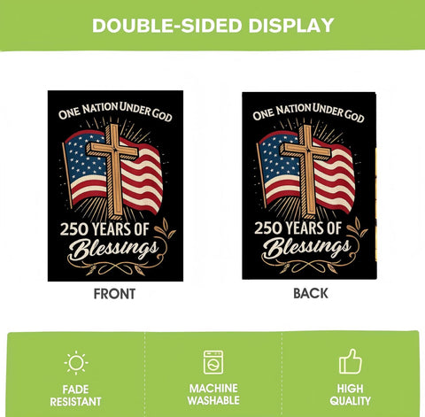 MAGJIUKE 28x40 inch flag sized for prominent garden decoration.